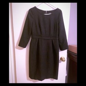 Charcoal grey jcrew dress